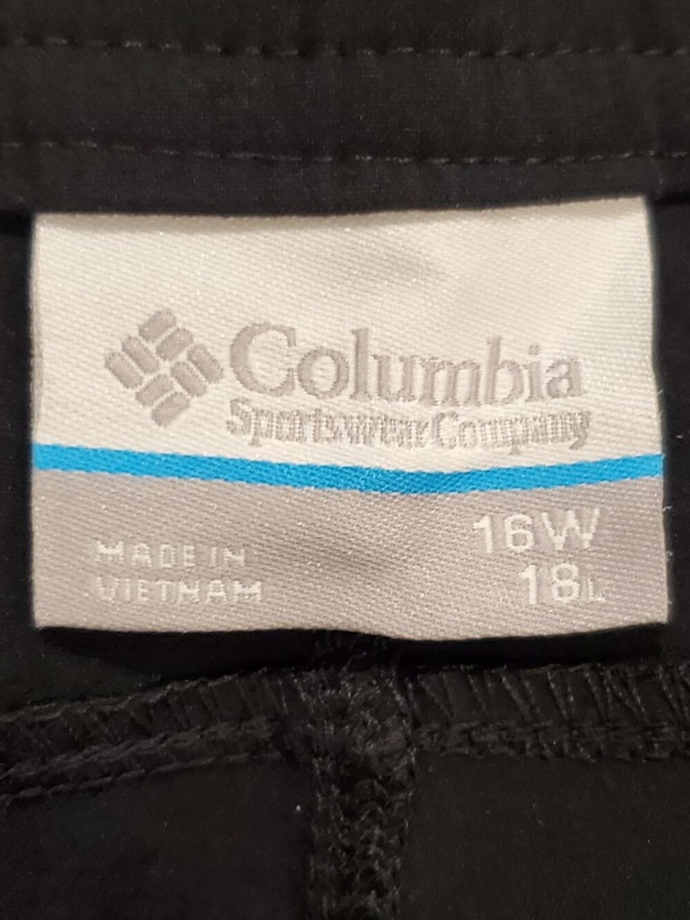 Columbia Active Fit Omni Shield Black Capri - Size 16W - NEW - Picture 10 of 12